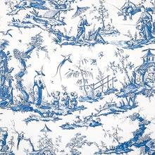 Load image into Gallery viewer, Shengyou Toile Wallpaper - Blue