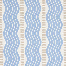 Load image into Gallery viewer, Sina Stripe Wallpaper - Blue