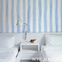 Load image into Gallery viewer, Tracing Stripes Wallpaper in an interior setting