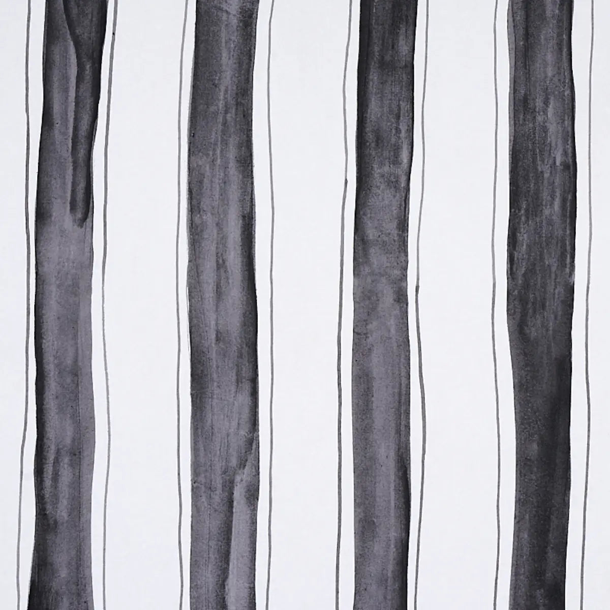 Tracing Stripes Wallpaper - Black