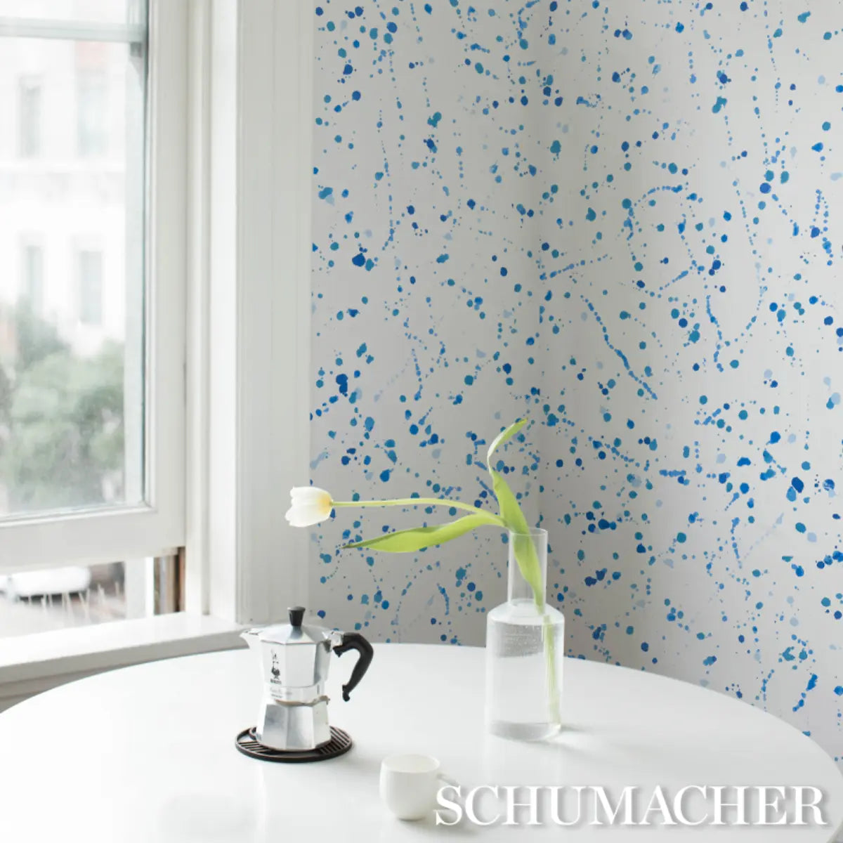 Ink Splash Wallpaper in an interior setting