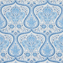 Load image into Gallery viewer, Paisley Court Wallpaper - Blue