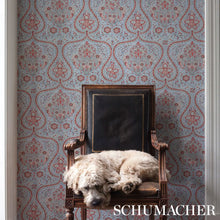 Load image into Gallery viewer, Paisley Court Wallpaper in an interior setting