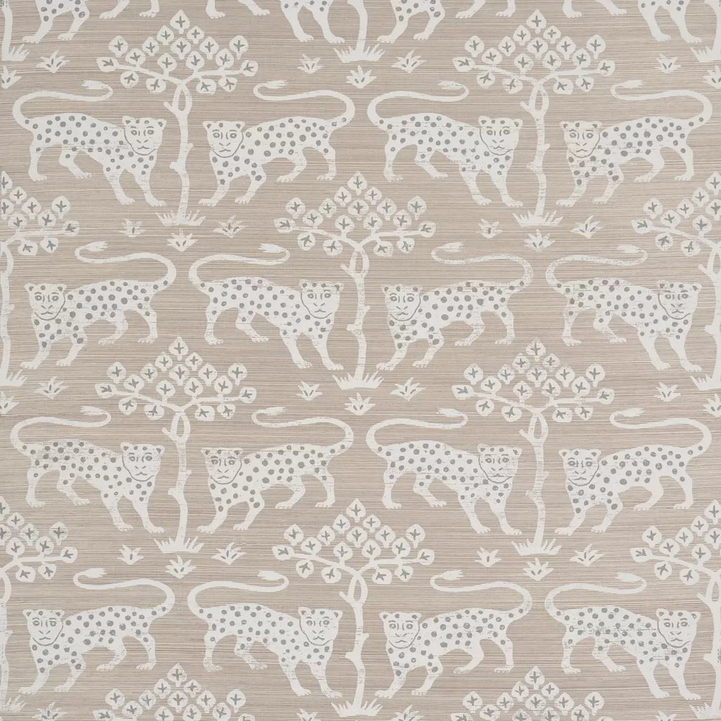 Woodland Leopard Sisal Wallpaper