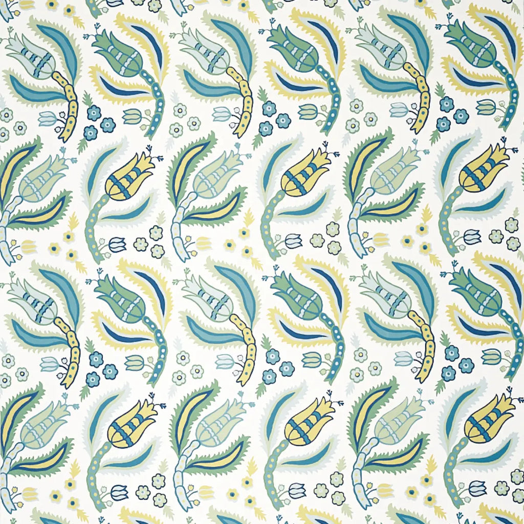 Malabar Vine Wallpaper - Peacock