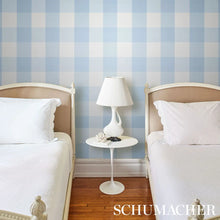 Load image into Gallery viewer, Willa Check Large Wallpaper in an interior setting