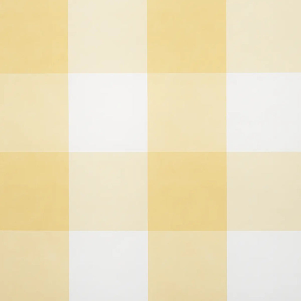 Willa Check Large Wallpaper - Yellow
