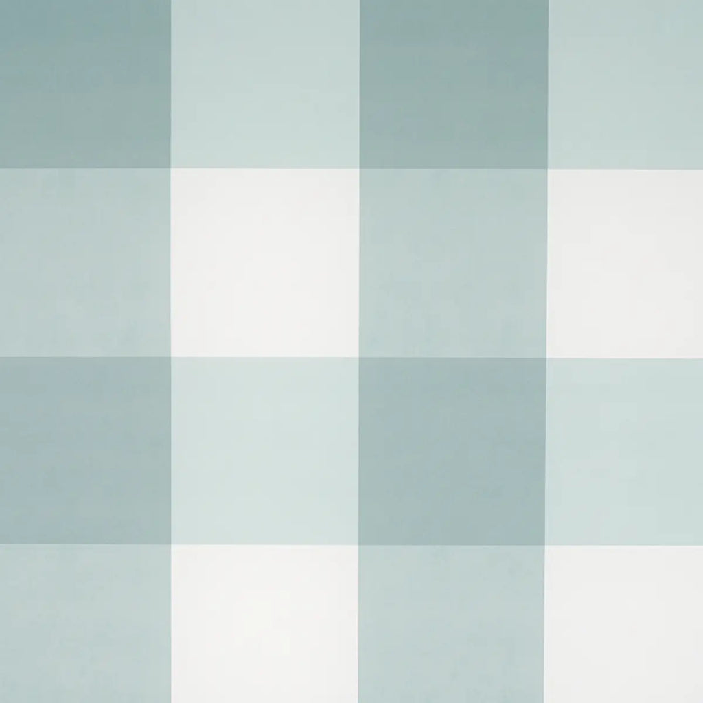 Willa Check Large Wallpaper - Seaglass