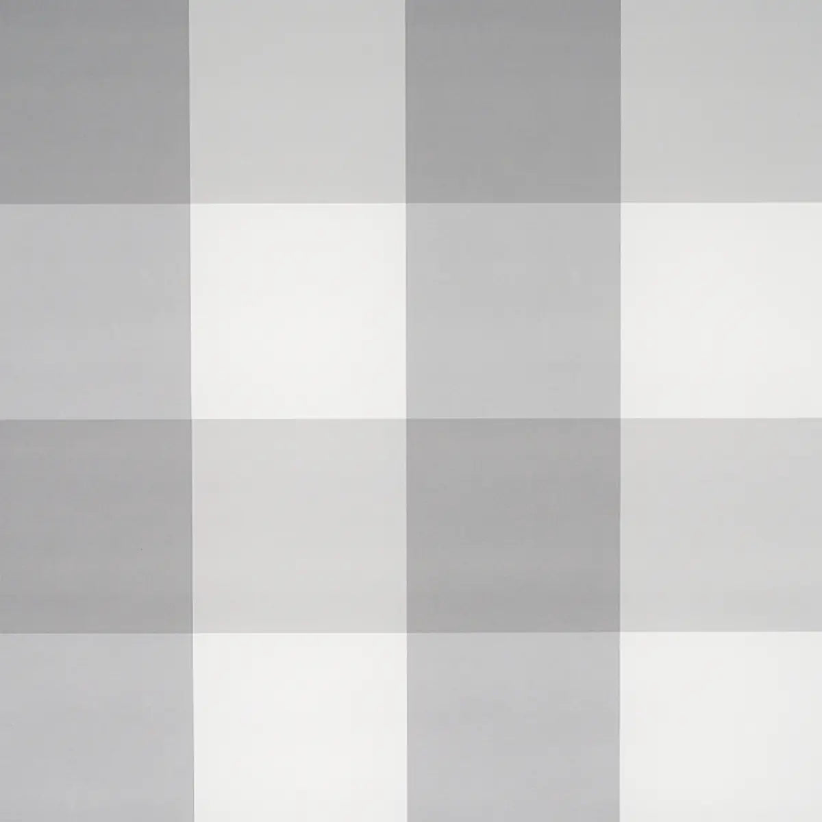 Willa Check Large Wallpaper - Grey
