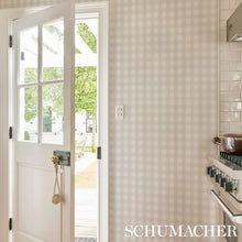 Load image into Gallery viewer, Willa Check Small Wallpaper in an interior setting