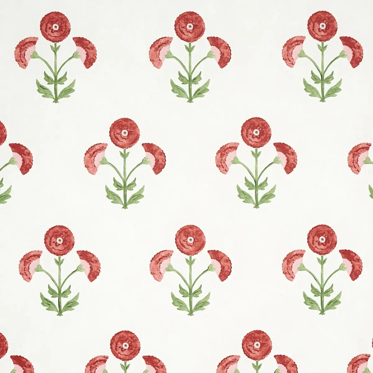 Saranda Flower Wallpaper - Cardinal