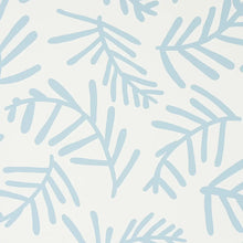 Load image into Gallery viewer, Tiah Cove Wallpaper - Blue Leaf