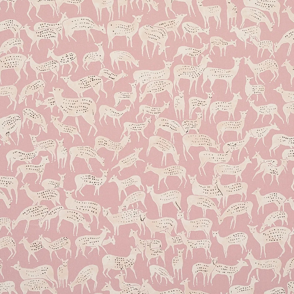 Fauna Wallpaper - Dusty Pink