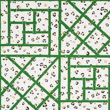 Load image into Gallery viewer, Fancy Beast Wallpaper - Safari Green/Ivory