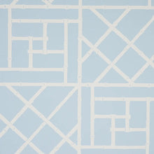 Load image into Gallery viewer, Trellis Wallpaper - Sky Blue