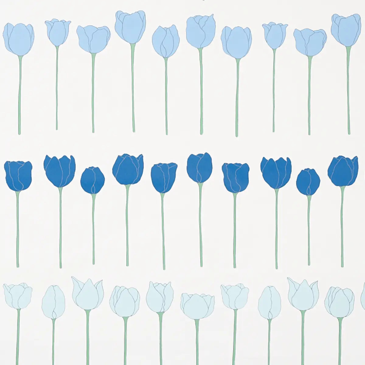 Edie Wallpaper - Blue Parrot