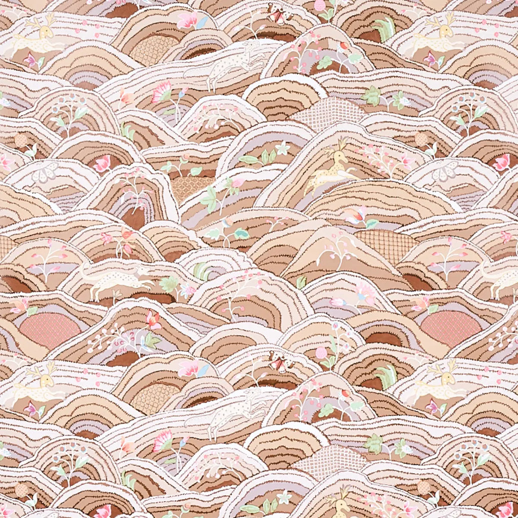 Rolling Hills Wallpaper - Mocha / Neutral
