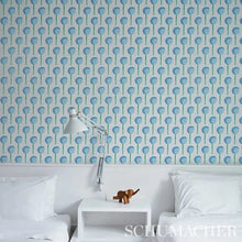 Load image into Gallery viewer, Topiary Wallpaper in an interior setting