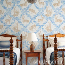Load image into Gallery viewer, Woburn Meadow Wallpaper in an interior setting