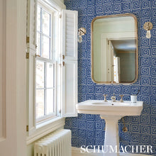 Load image into Gallery viewer, Trousdale Wallpaper in an interior setting