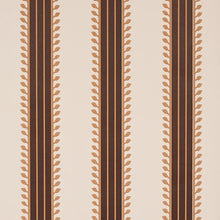 Load image into Gallery viewer, Etruscan Stripe Wallpaper - Brown