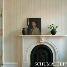 Load image into Gallery viewer, Etruscan Stripe Wallpaper in an interior setting