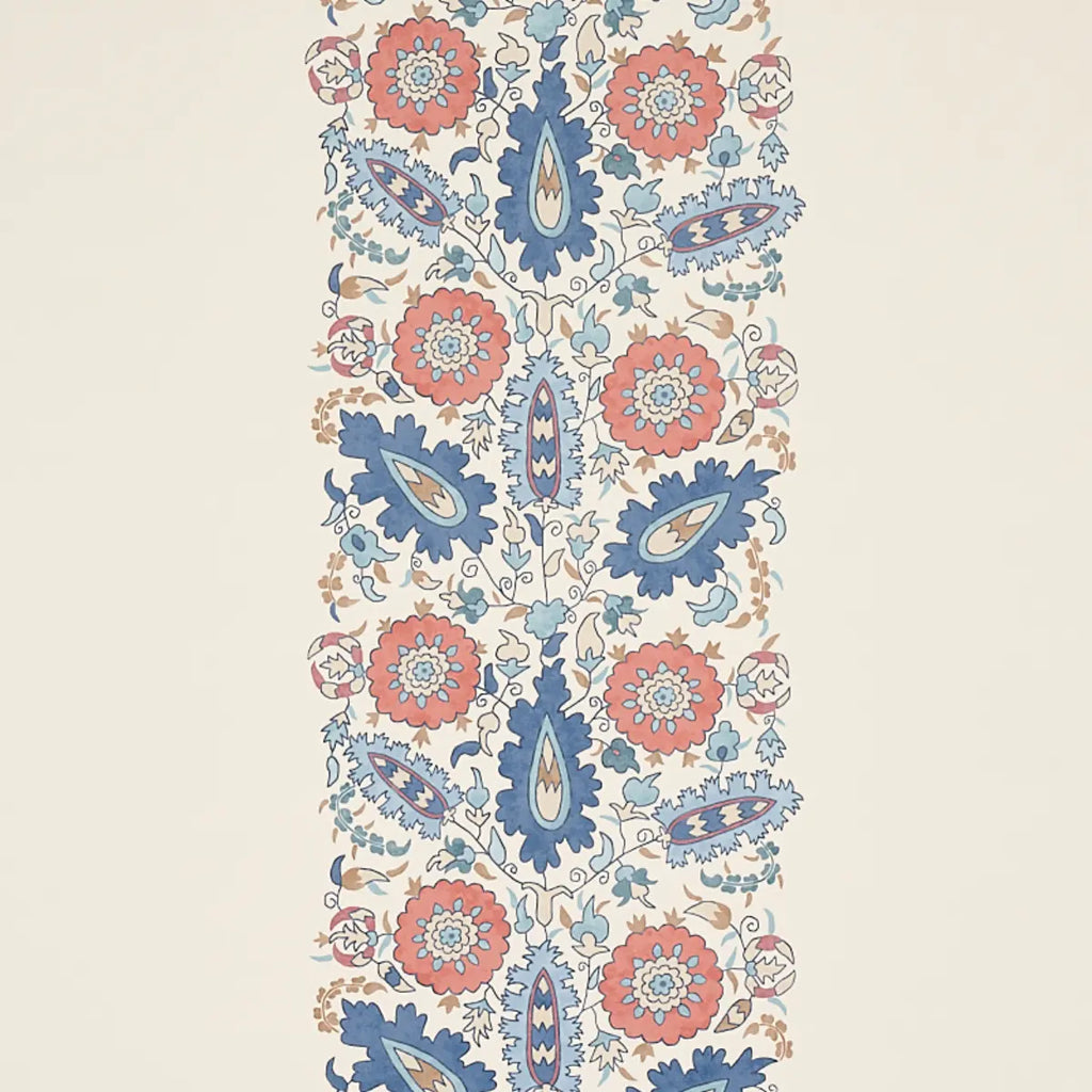 Anatolia Wallpaper - Blue & Red