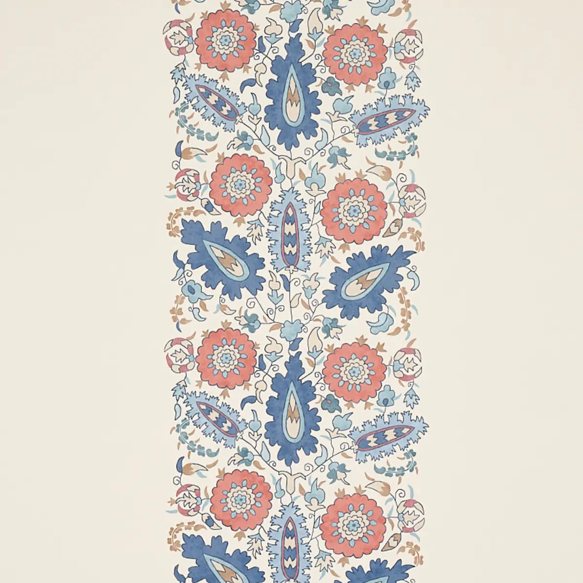 Anatolia Wallpaper - Blue & Red