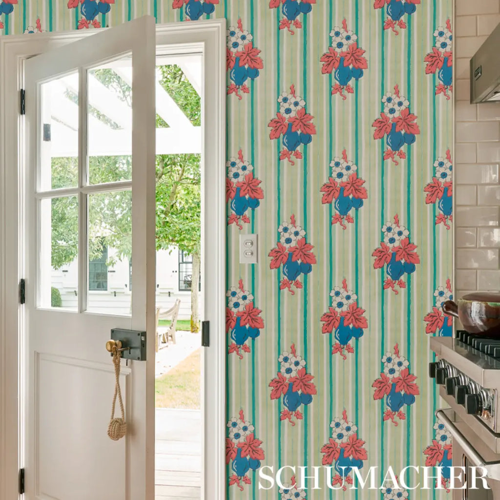 Turnip Wallpaper in an interior setting