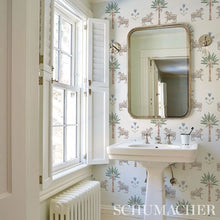 Load image into Gallery viewer, Tiger Palm Wallpaper in an interior setting