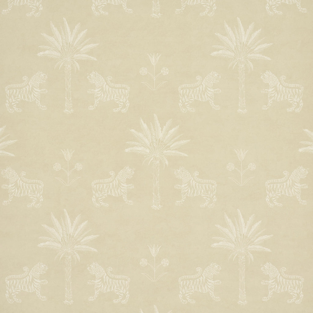 Tiger Palm Silhouette Wallpaper - Mistral Sand