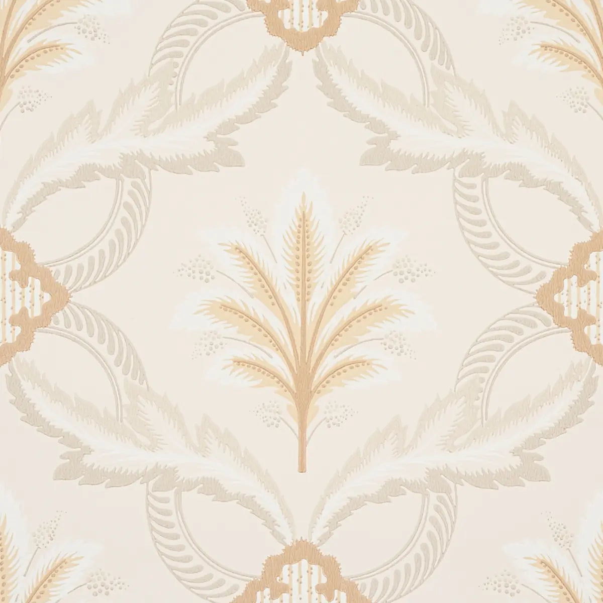 Front Waltz Wallpaper - Grey & Gold