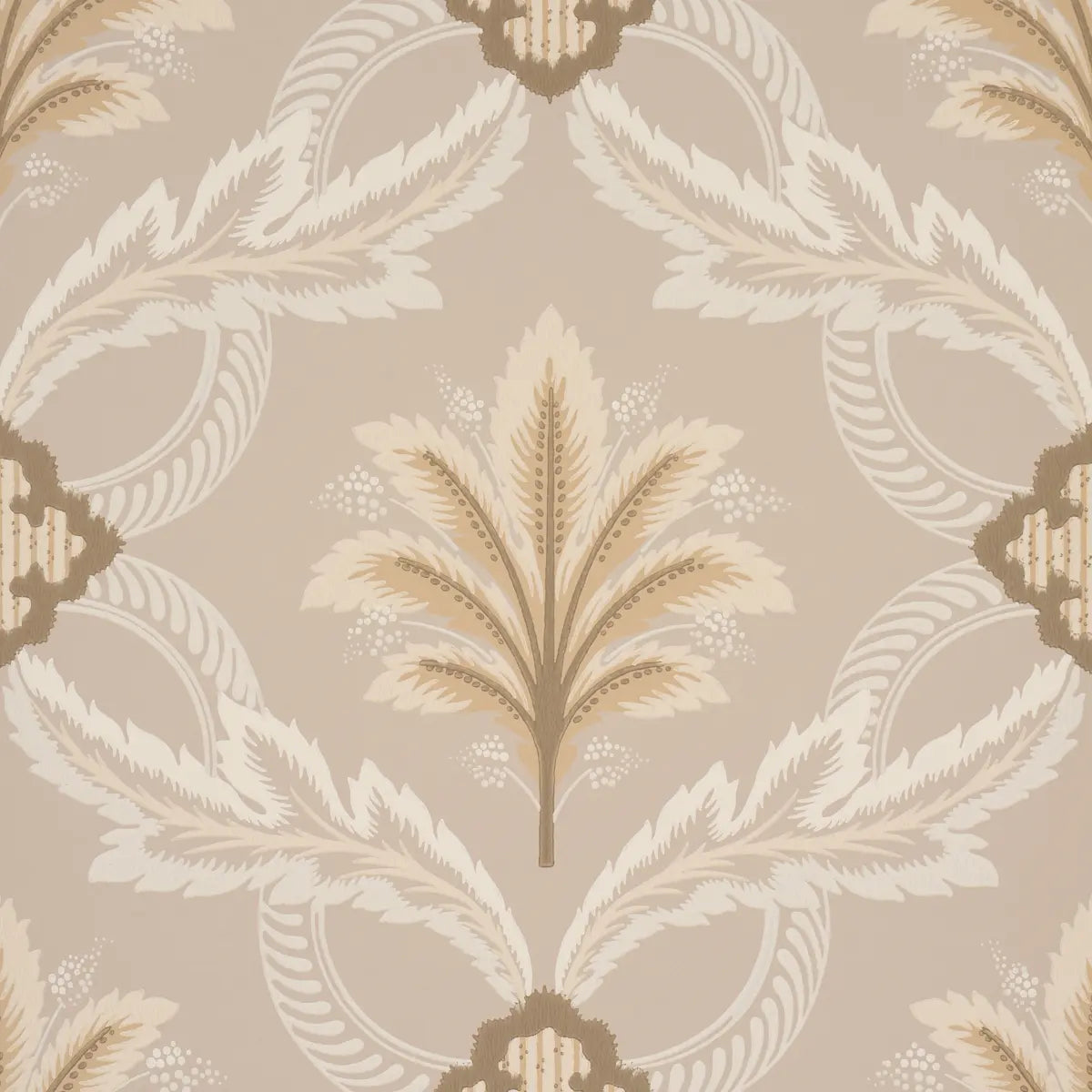 Front Waltz Wallpaper - Taupe