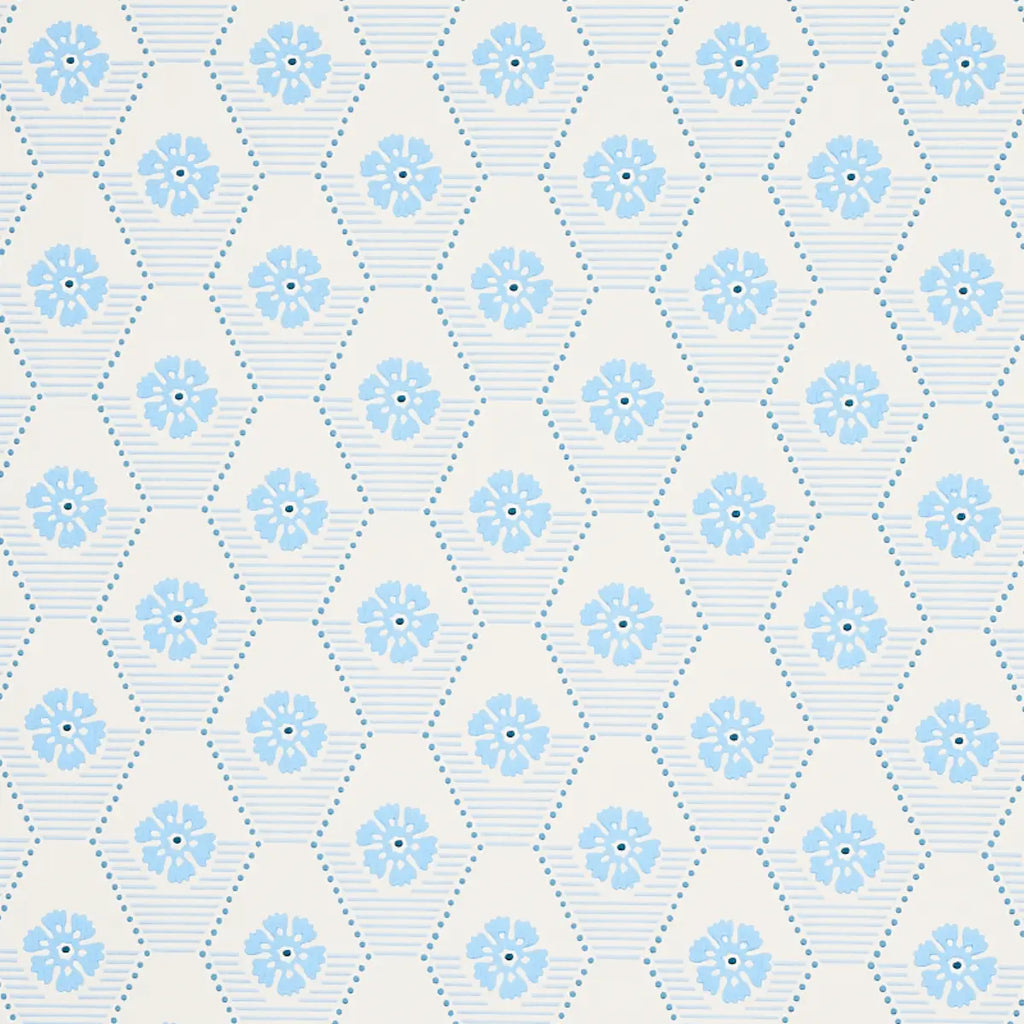 Hive Bloom Wallpaper - Blues