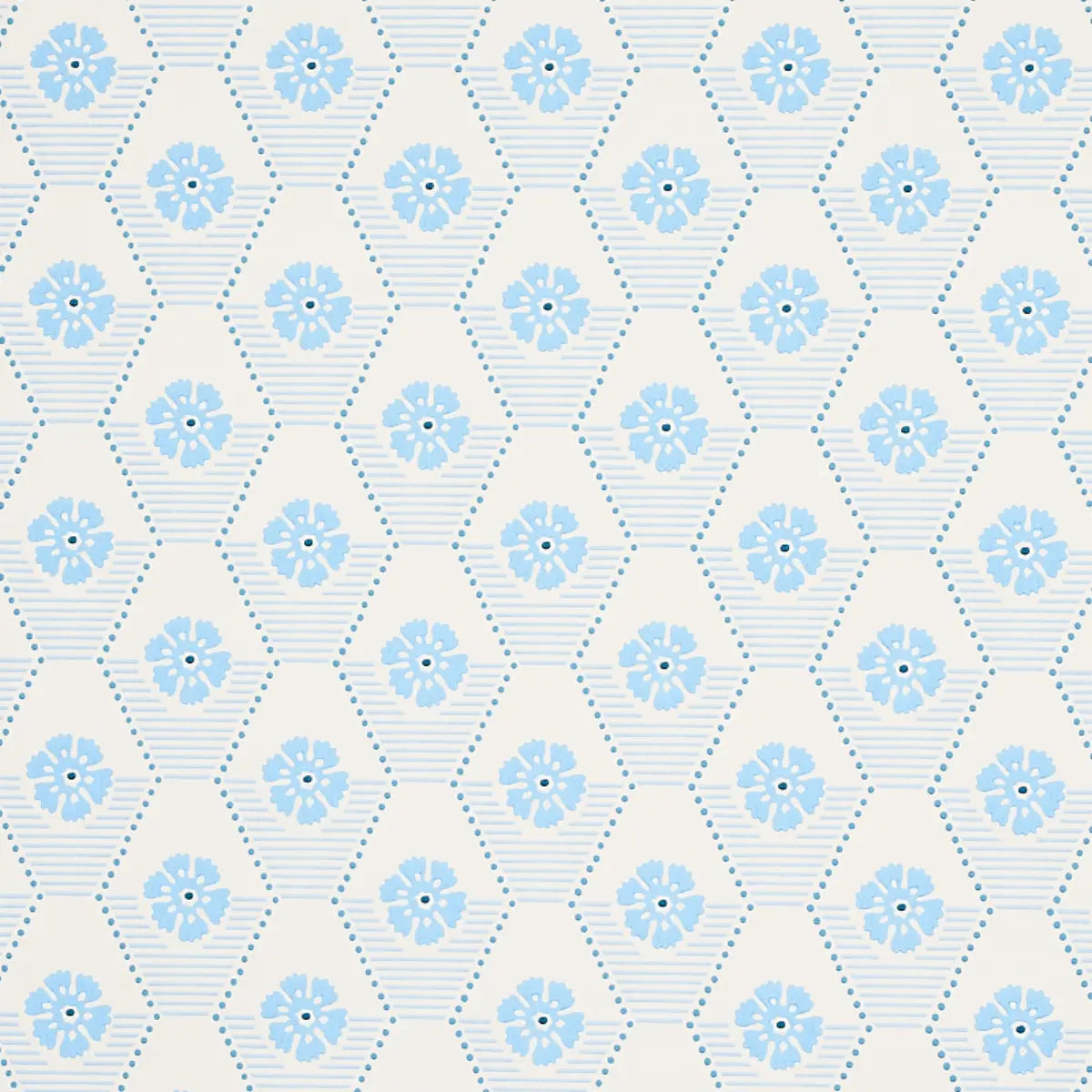 Hive Bloom Wallpaper - Blues