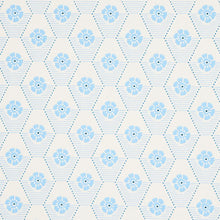 Load image into Gallery viewer, Hive Bloom Wallpaper - Blues
