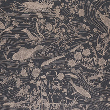 Load image into Gallery viewer, Sea Garden Wallpaper - Charcoal