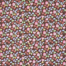 Load image into Gallery viewer, Calico Wallpaper - Multi On Brown