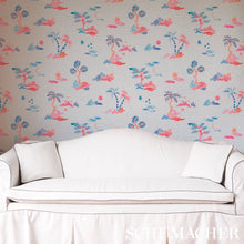 Load image into Gallery viewer, Valletta Wallpaper in an interior setting