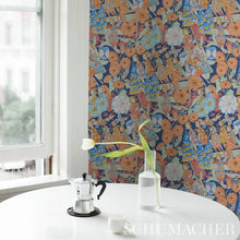 Load image into Gallery viewer, Fairie Garden Wallpaper in an interior setting
