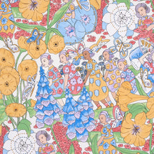 Load image into Gallery viewer, Fairie Garden Wallpaper - Yellow And Ivory