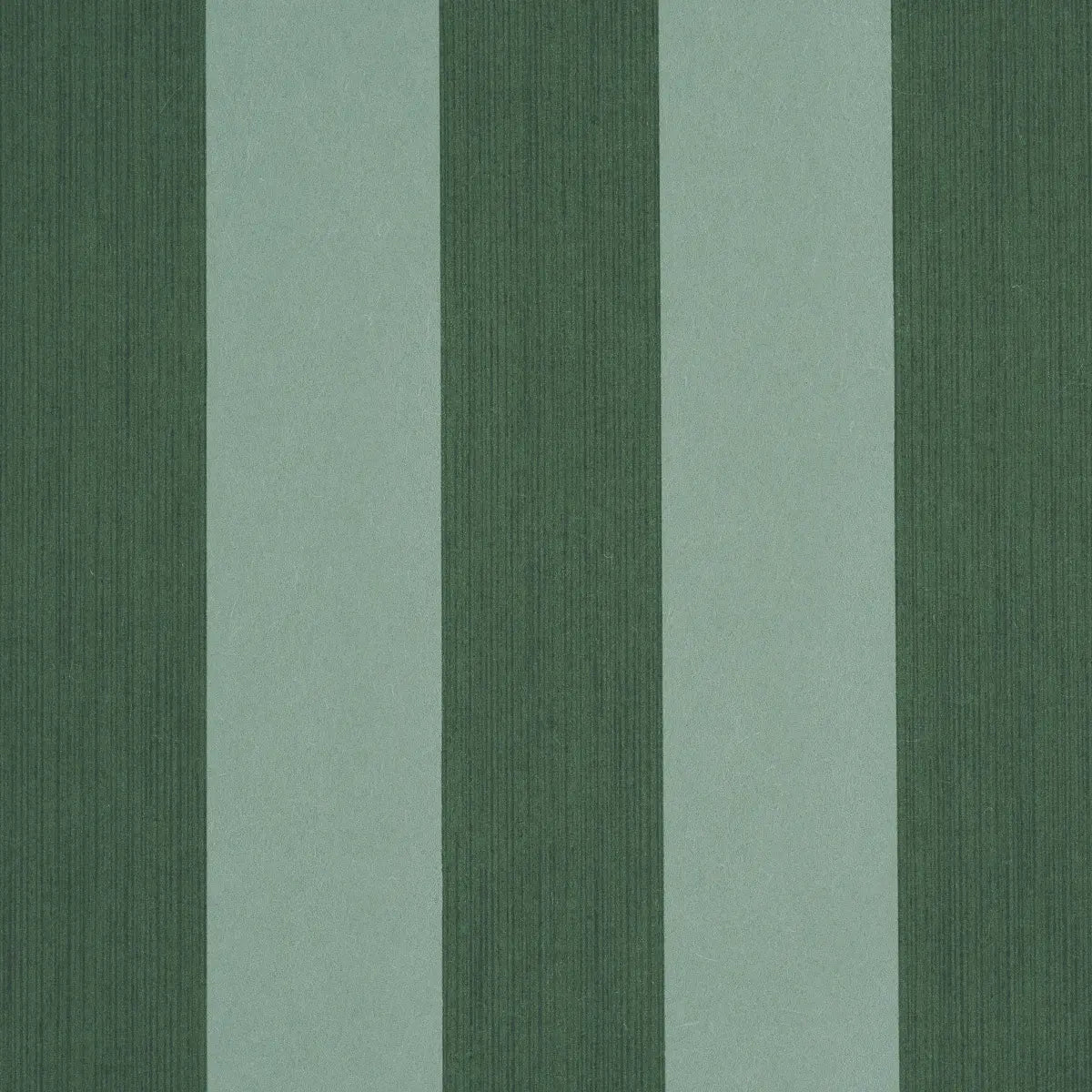 Edwin Stripe Wide Wallpaper - Dark Green