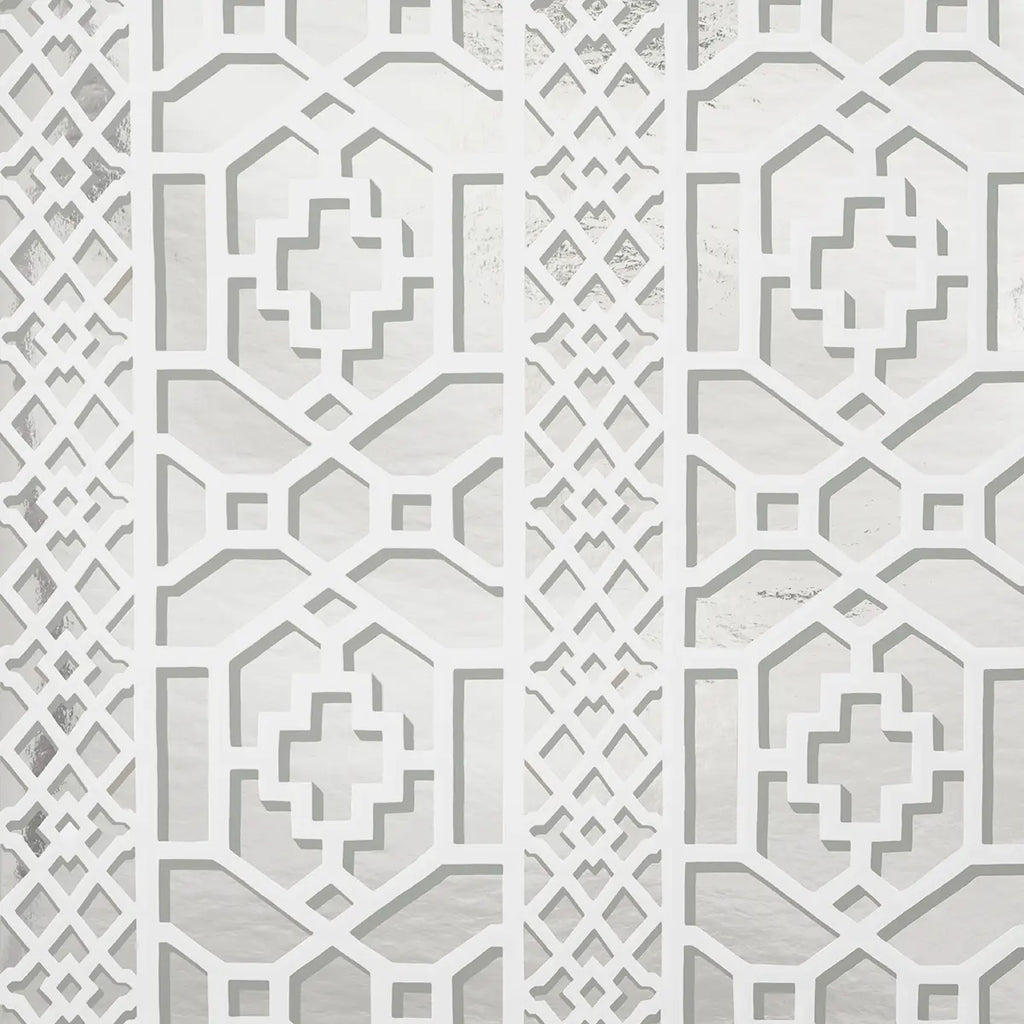 Zanzibar Trellis Mylar Wallpaper