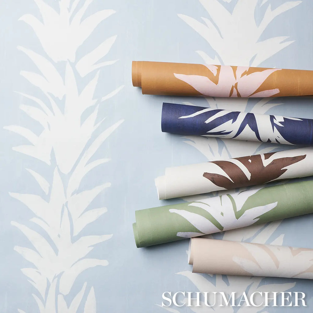White Lotus Wallpaper in an interior setting