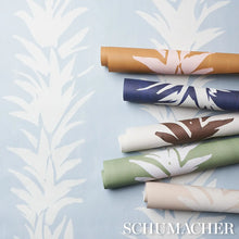 Load image into Gallery viewer, White Lotus Wallpaper in an interior setting