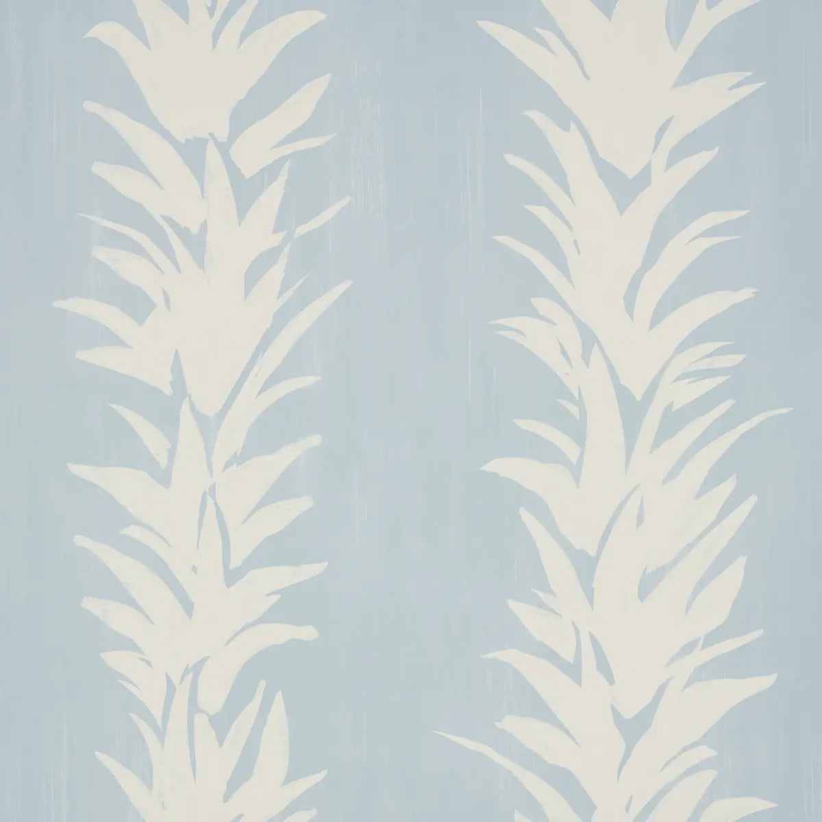 White Lotus Wallpaper - Soft Blue