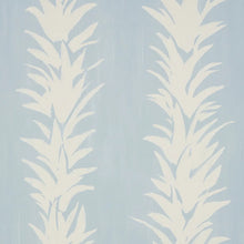 Load image into Gallery viewer, White Lotus Wallpaper - Soft Blue