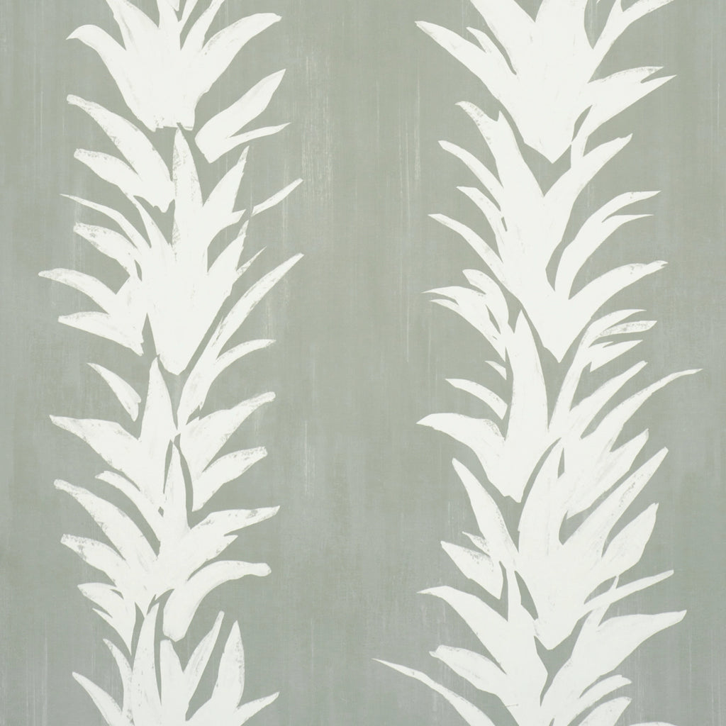 White Lotus Wallpaper - Cool Green