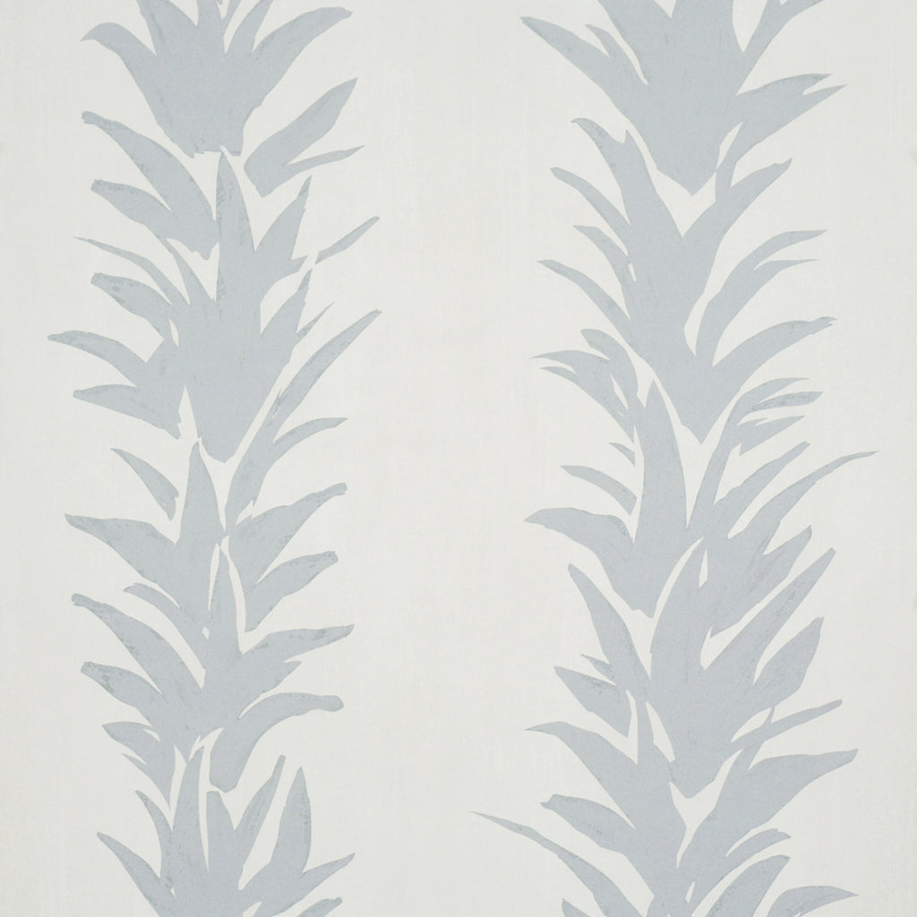 White Lotus Wallpaper - Cool Gray
