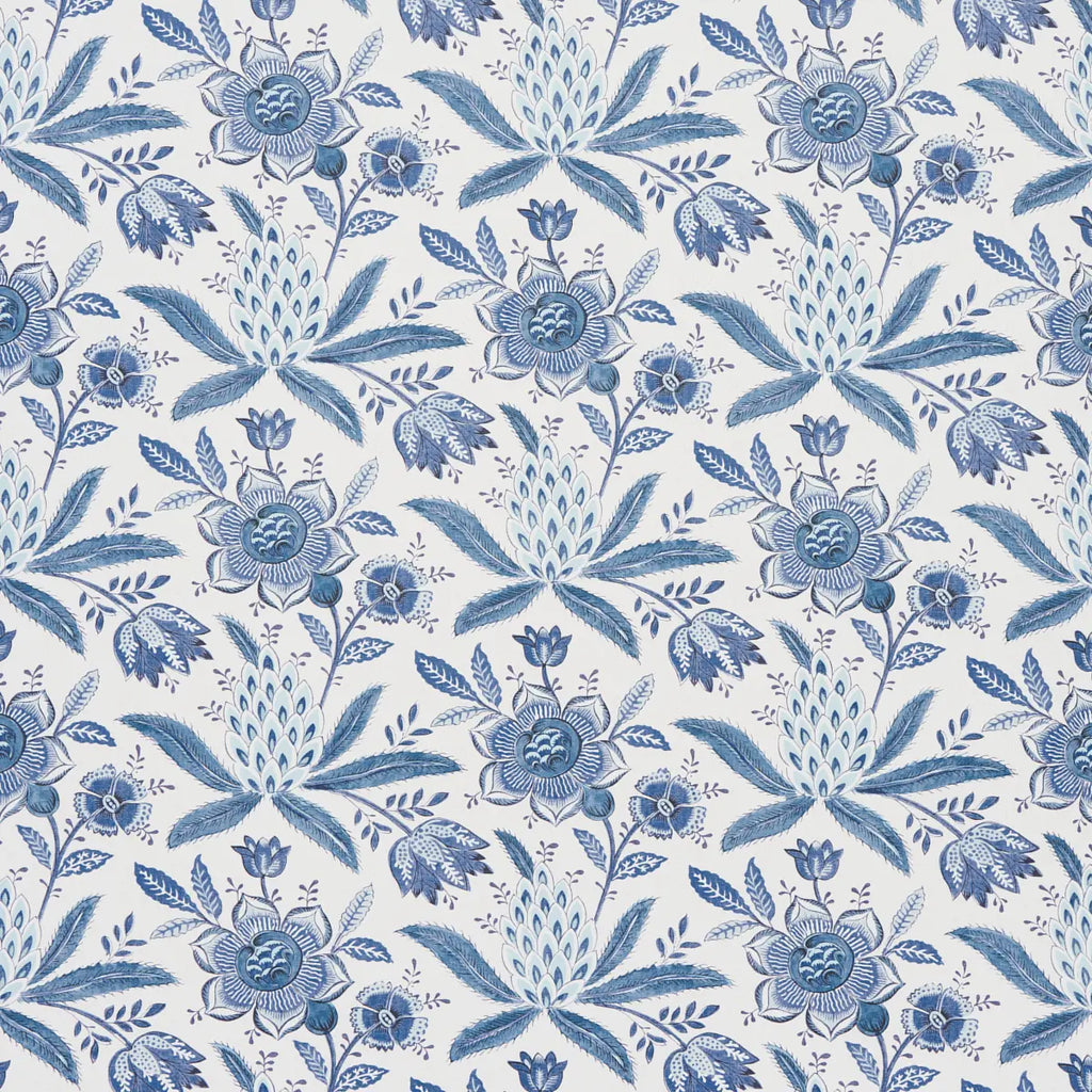 Lafayette Botanical Wallpaper - Cornflower